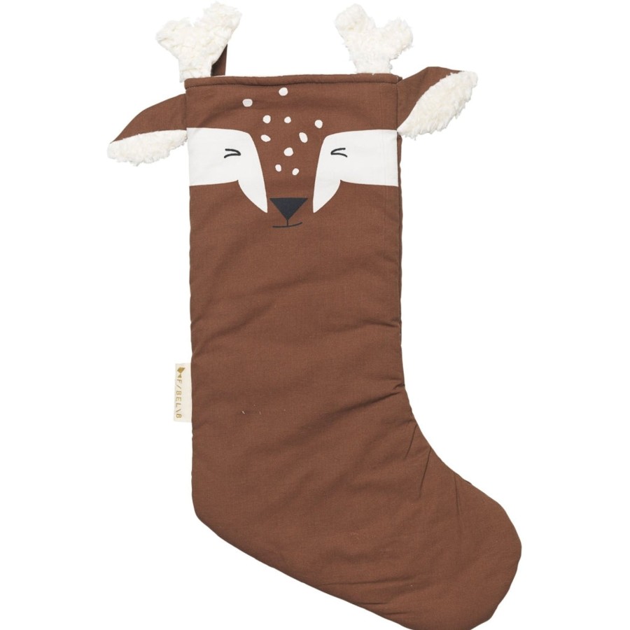 Christmas Fabelab | Christmas Stocking Deer Chestnut