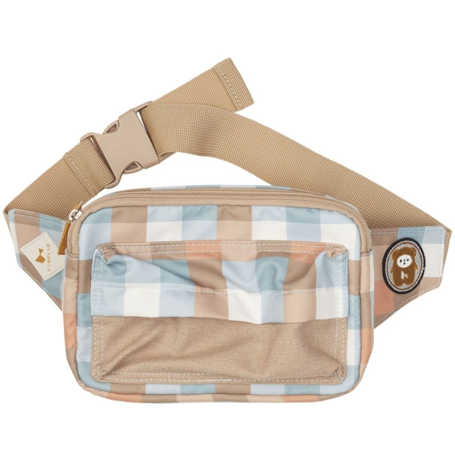 Bags & Backpacks Fabelab | Bum Bag - Cottage Blue Checks Multi Print