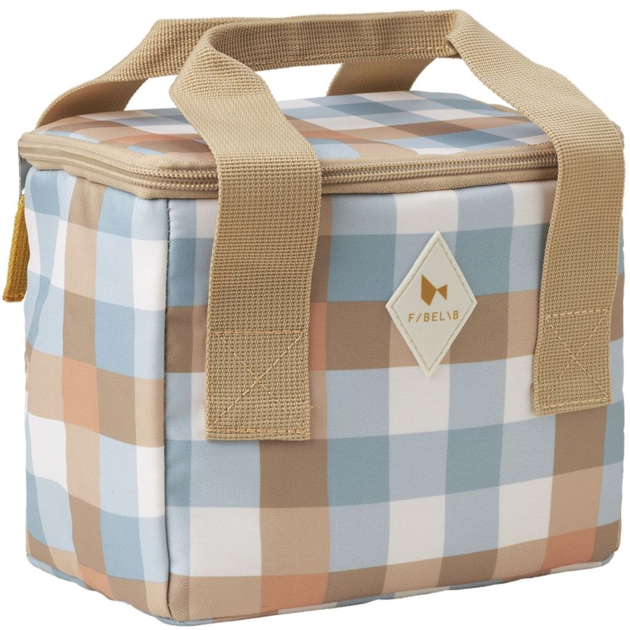 Bags & Backpacks Fabelab | Lunch Cooler Bag - Cottage Blue Checks Multi Print