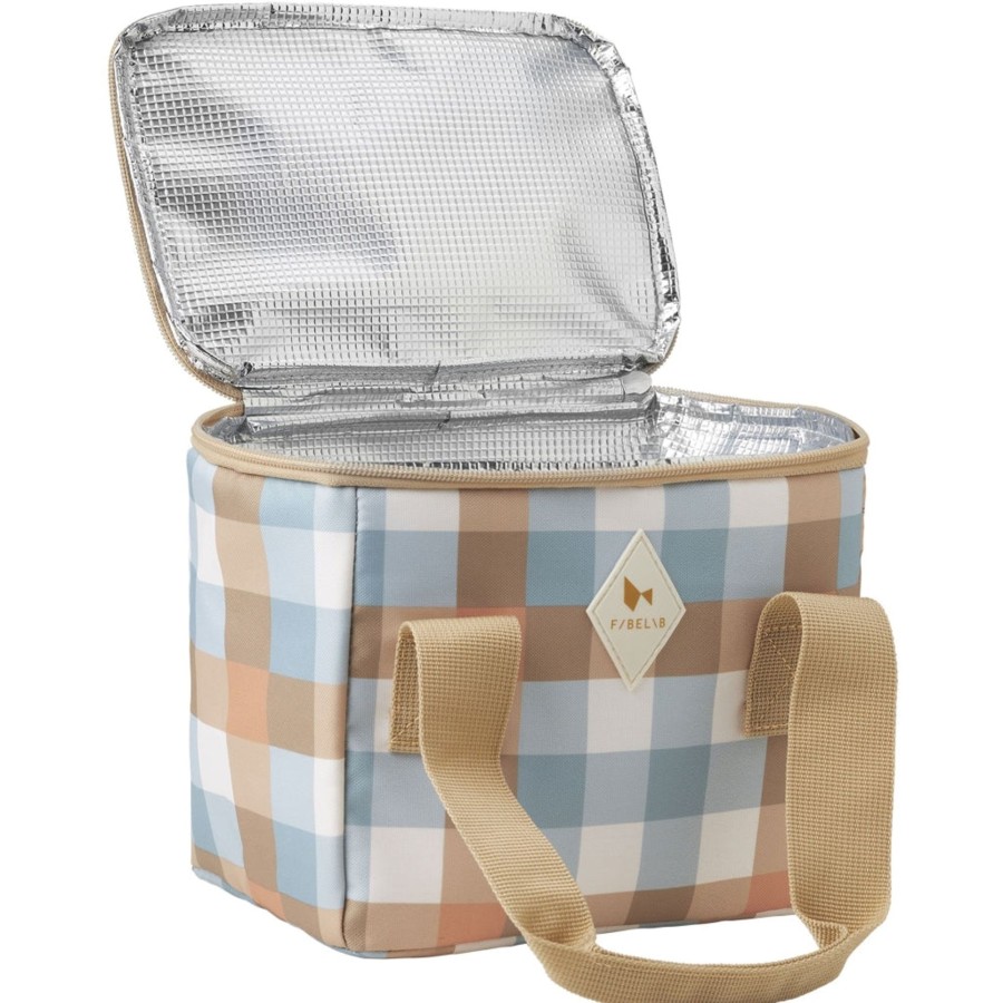 Bags & Backpacks Fabelab | Lunch Cooler Bag - Cottage Blue Checks Multi Print