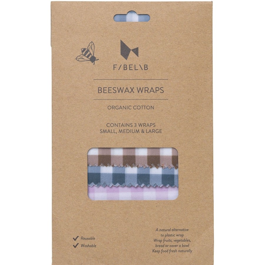 Mealtime Fabelab | Beeswax Wraps Mix - 3 Pack Lilac