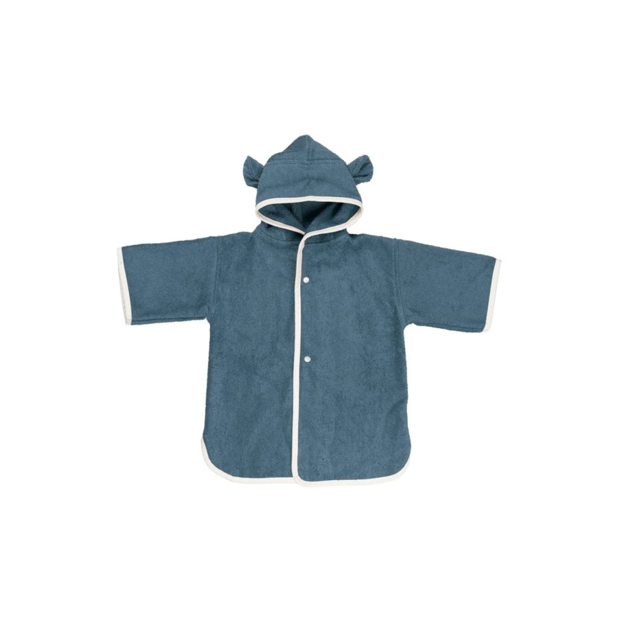 Bathtime Fabelab | Poncho-Robe - Baby - Bear Blue Spruce