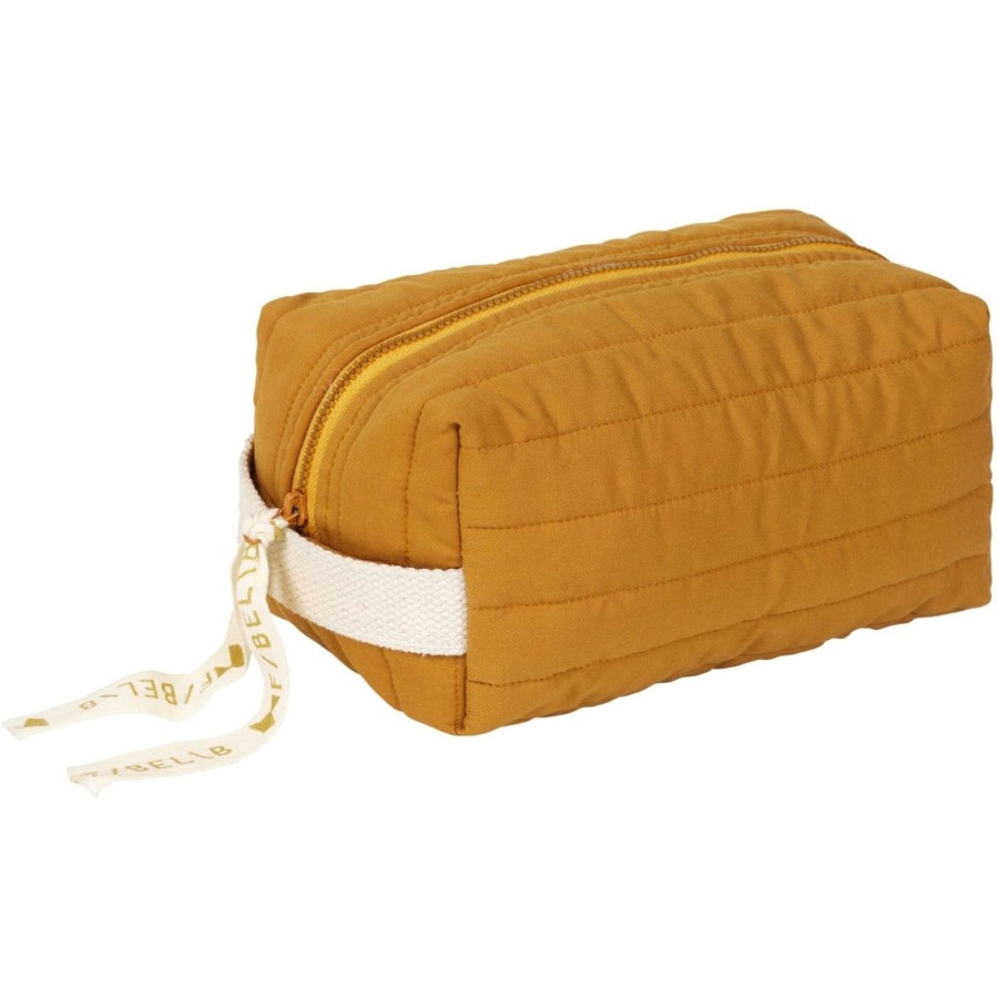 Bags & Backpacks Fabelab | Quilted Toiletry Bag Ochre