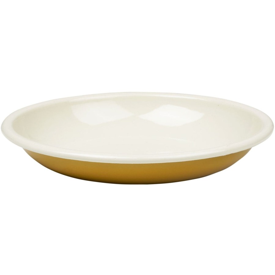 Mealtime Fabelab | Enamel Plate 2 Pcs Ochre