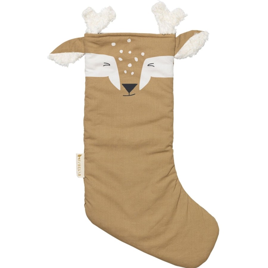 Home Fabelab | Christmas Stocking Deer Caramel