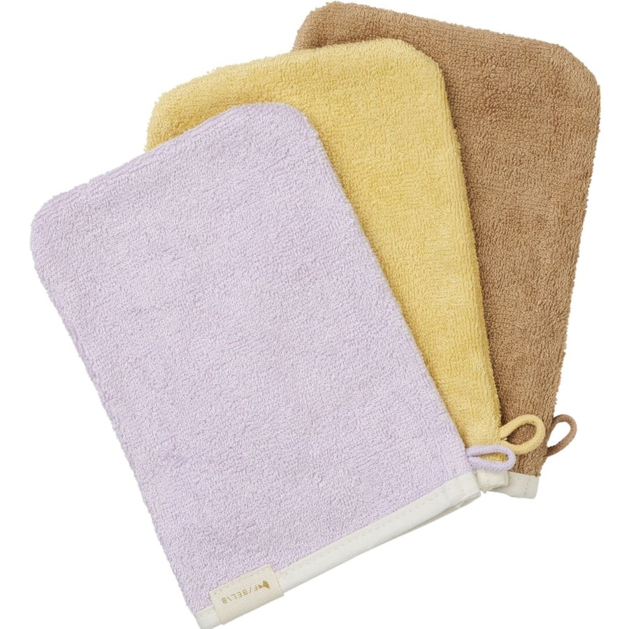 Bathtime Fabelab | Bath Mitts - Star Dust - 3 Pack Lilac