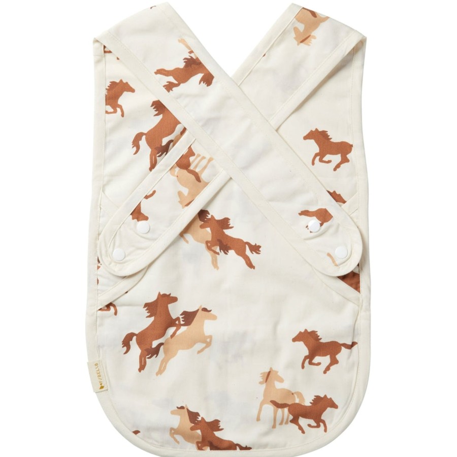 Mealtime Fabelab | Cross Back Bib - Wild At Heart Print Multi