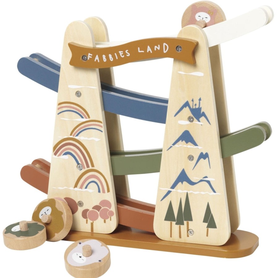 Playtime Fabelab | Ramp Racer - Fabbies Land - Wood Multi Colours