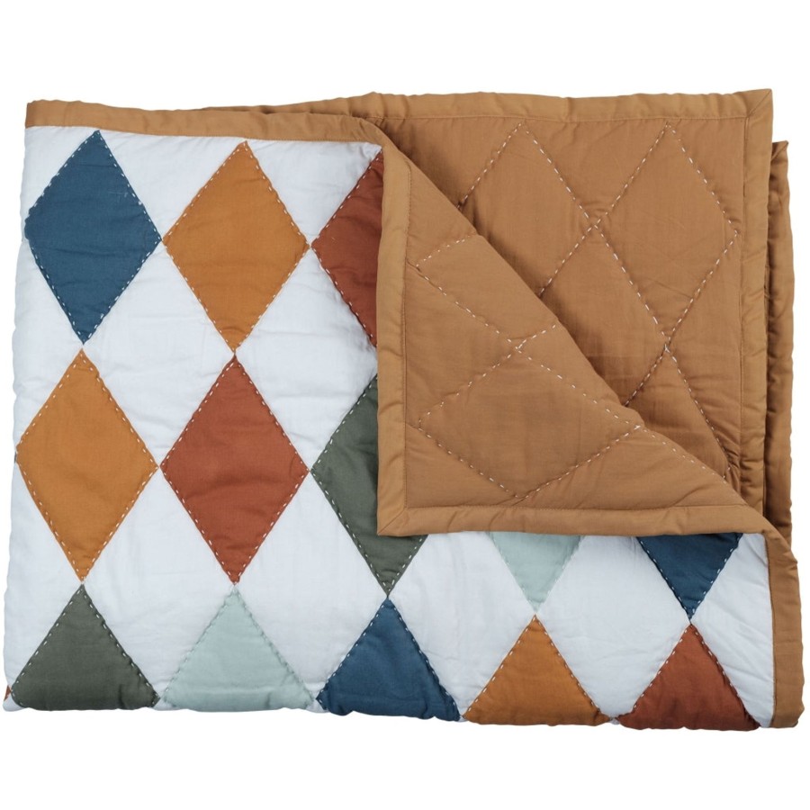 Home Fabelab | Blanket - Diamond - Patchwork Multi Colours