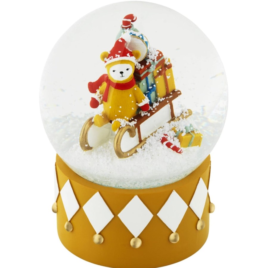 Christmas Fabelab | Snow Globe Bob'S Sleighride Ochre