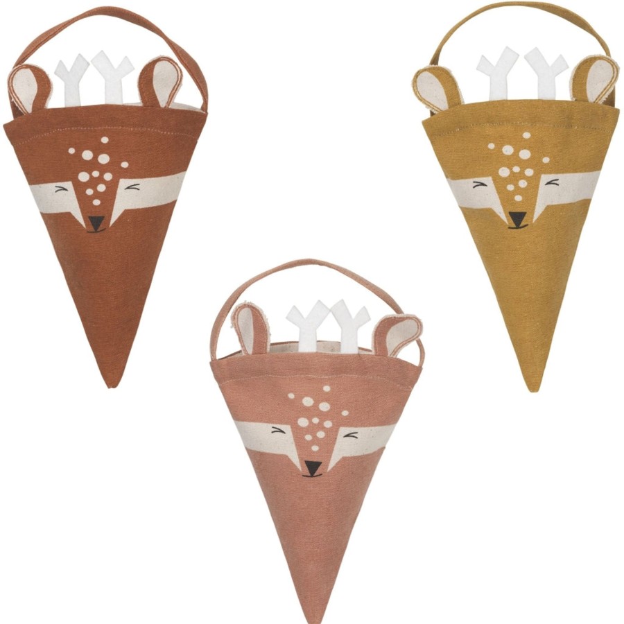 Home Fabelab | Christmas Cones - Deer - Mix Ochre