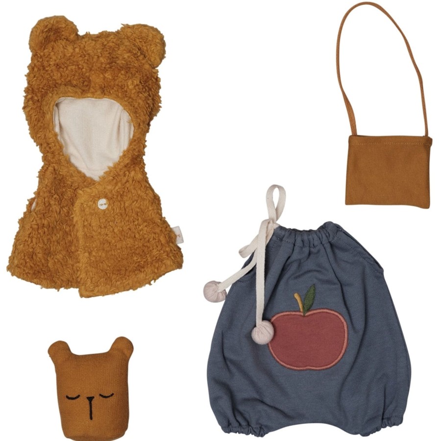 Playtime Fabelab | Doll Clothes Set - Bear Cape Multi Colours