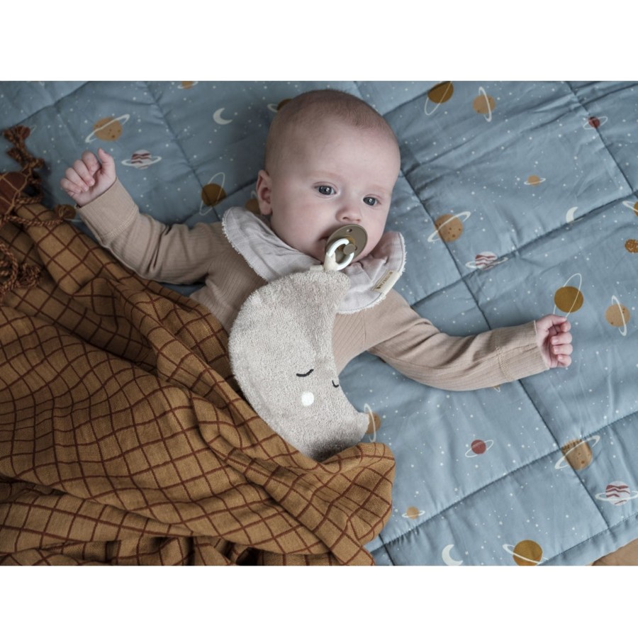 Home Fabelab | Quilted Baby Blanket - Planetary Multi Print