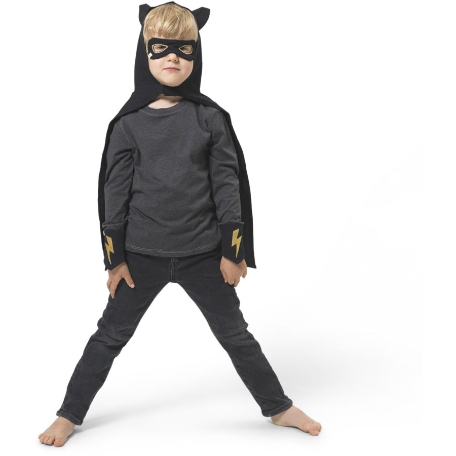 Playtime Fabelab | Dress-Up Superhero Set Black