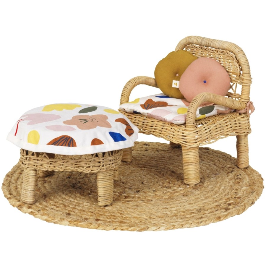 Playtime Fabelab | Doll Cushions - Rug Set - Mix Multi Print