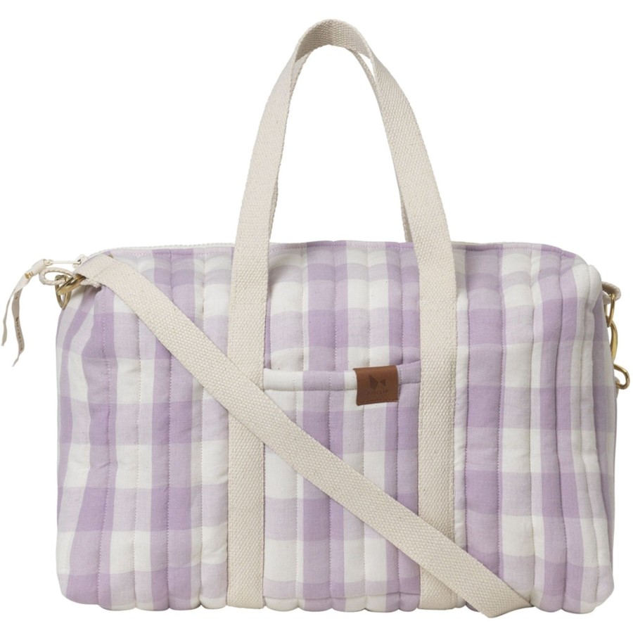 Bags & Backpacks Fabelab | Quilted Gym Bag Checks Lilac