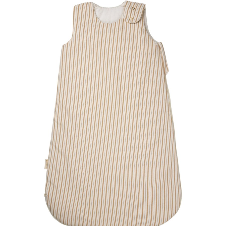 Bedtime Fabelab | Sleeping Bag - Caramel Stripes 6-18M Natural