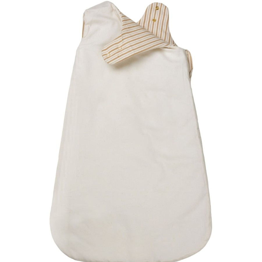 Bedtime Fabelab | Sleeping Bag - Caramel Stripes 6-18M Natural