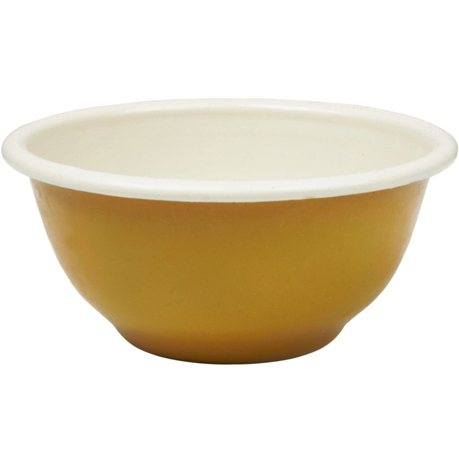 Mealtime Fabelab | Enamel Bowl 2 Pcs Ochre