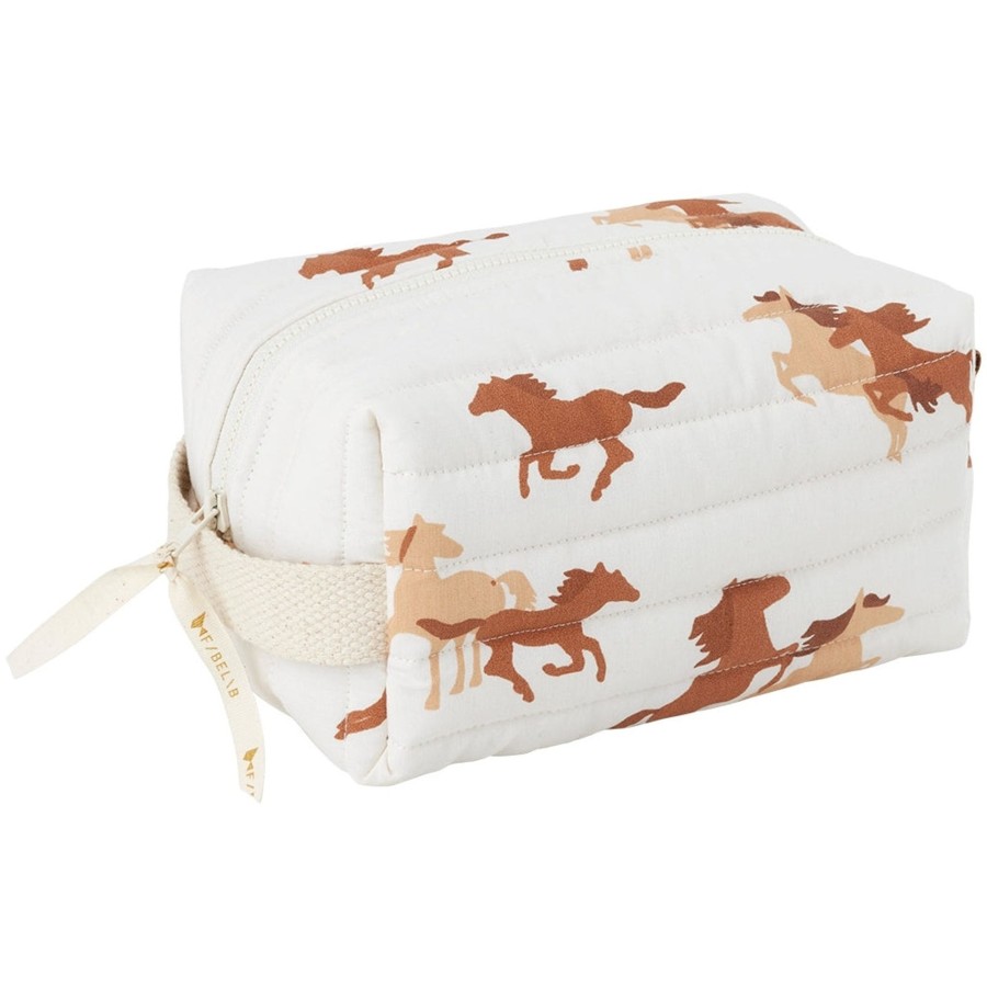 Bags & Backpacks Fabelab | Quilted Toiletry Bag - Wild At Heart Multi Print