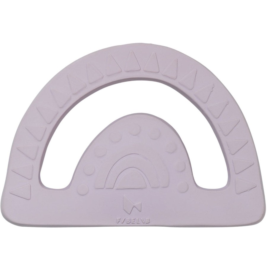 Nursery Time Fabelab | Natural Rubber Teether - Rainbow Lilac