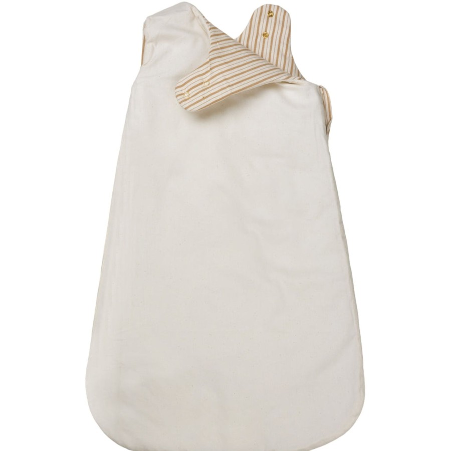 Bedtime Fabelab | Sleeping Bag - Caramel Stripes 18-24M Natural