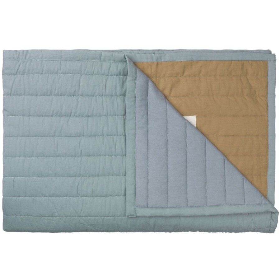 Home Fabelab | Quilted Blanket Graphic Cottage Blue