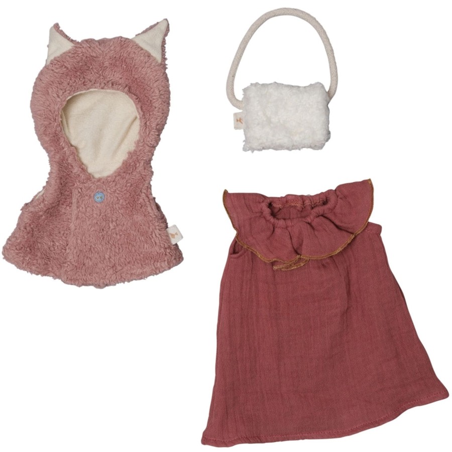 Playtime Fabelab | Doll Clothes Set - Fox Cape Multi Colours