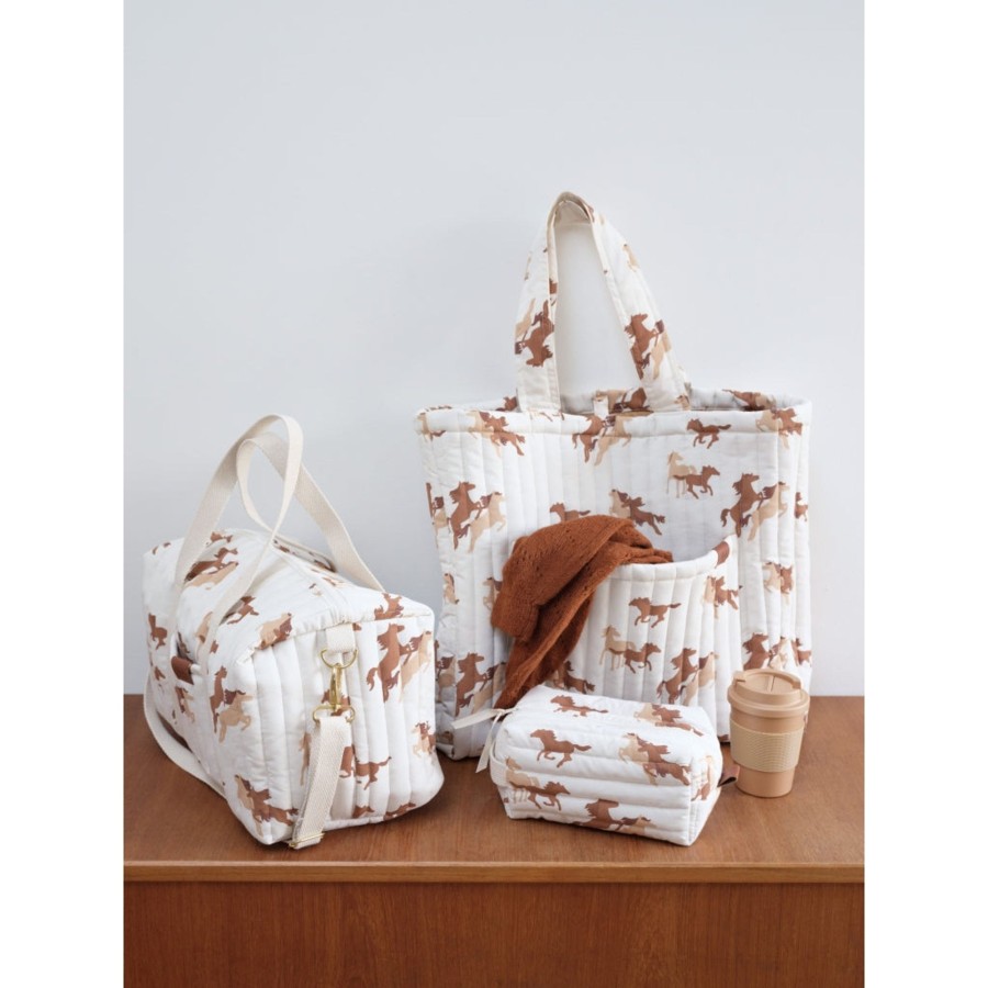 Bags & Backpacks Fabelab | Quilted Tote Bag - Wild At Heart Multi Print