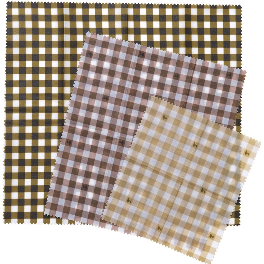 Mealtime Fabelab | Beeswax Wraps Mix - 3 Pack Ochre