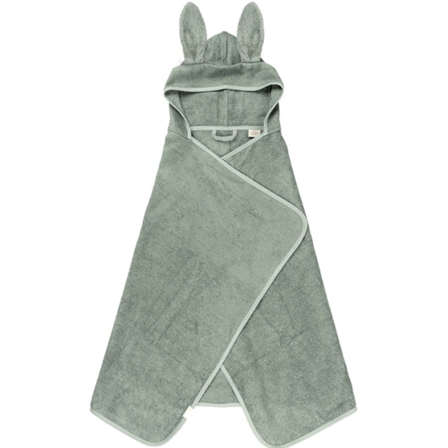 Bathtime Fabelab | Hooded Junior Towel - Bunny Eucalyptus