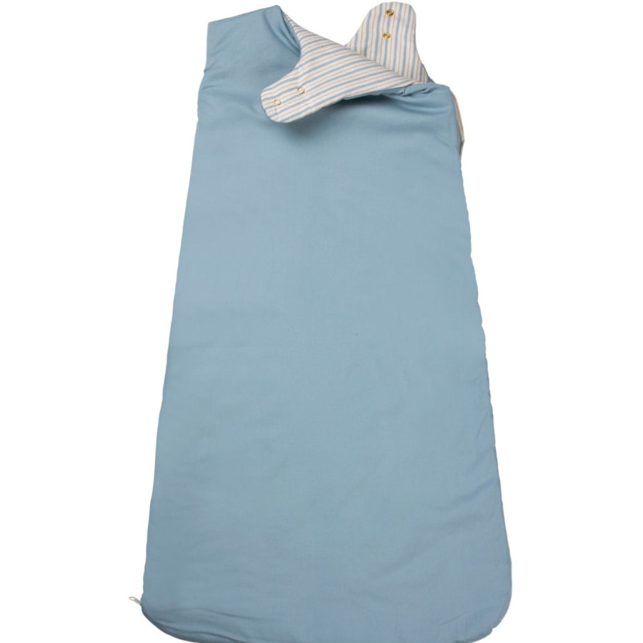 Bedtime Fabelab | Sleeping Bag Stripes 18-24M Cottage Blue