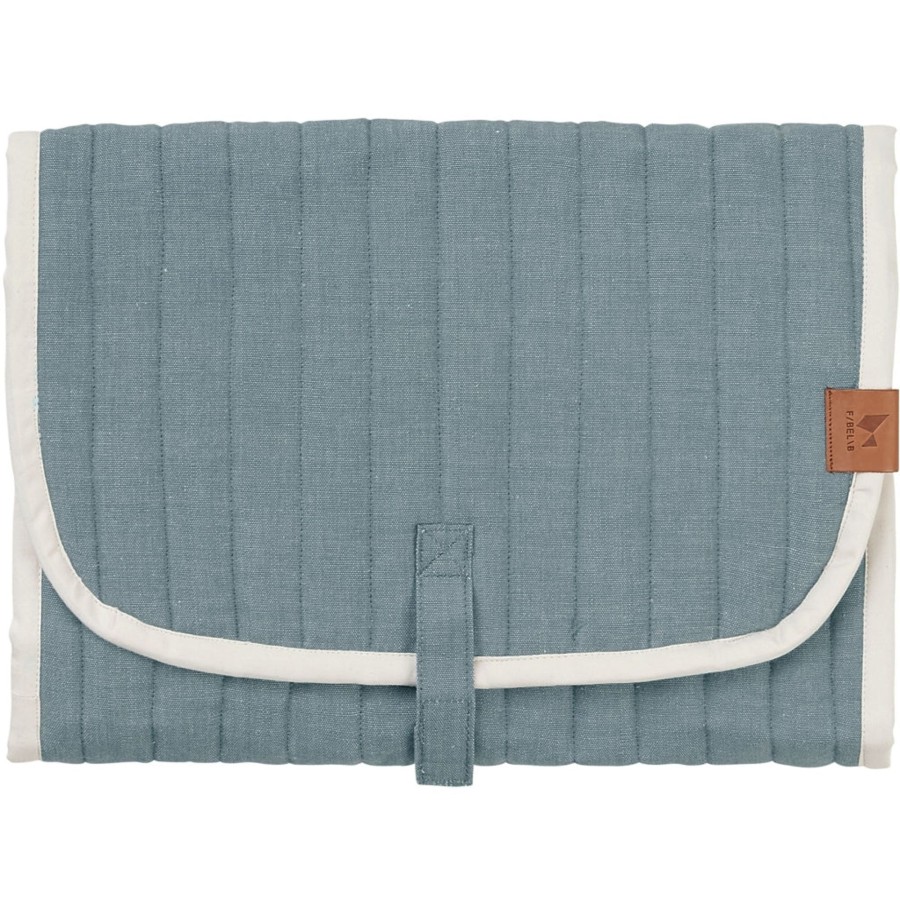 Nursery Time Fabelab | Changing Mat Blue Spruce Chambray