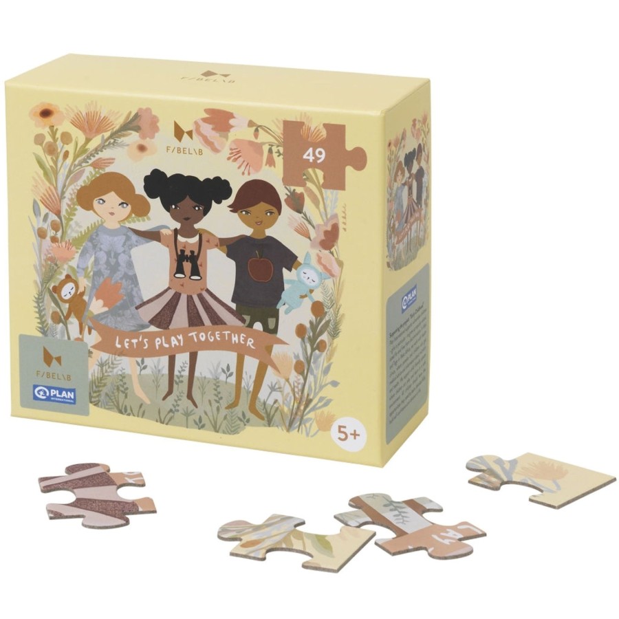 Playtime Fabelab | Puzzle 49Pcs - Let'S Play Together Multi Colours