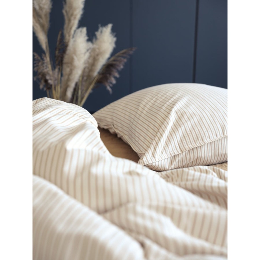 Bedtime Fabelab | Bedding Junior - Caramel Stripes Natural/Caramel Stripes