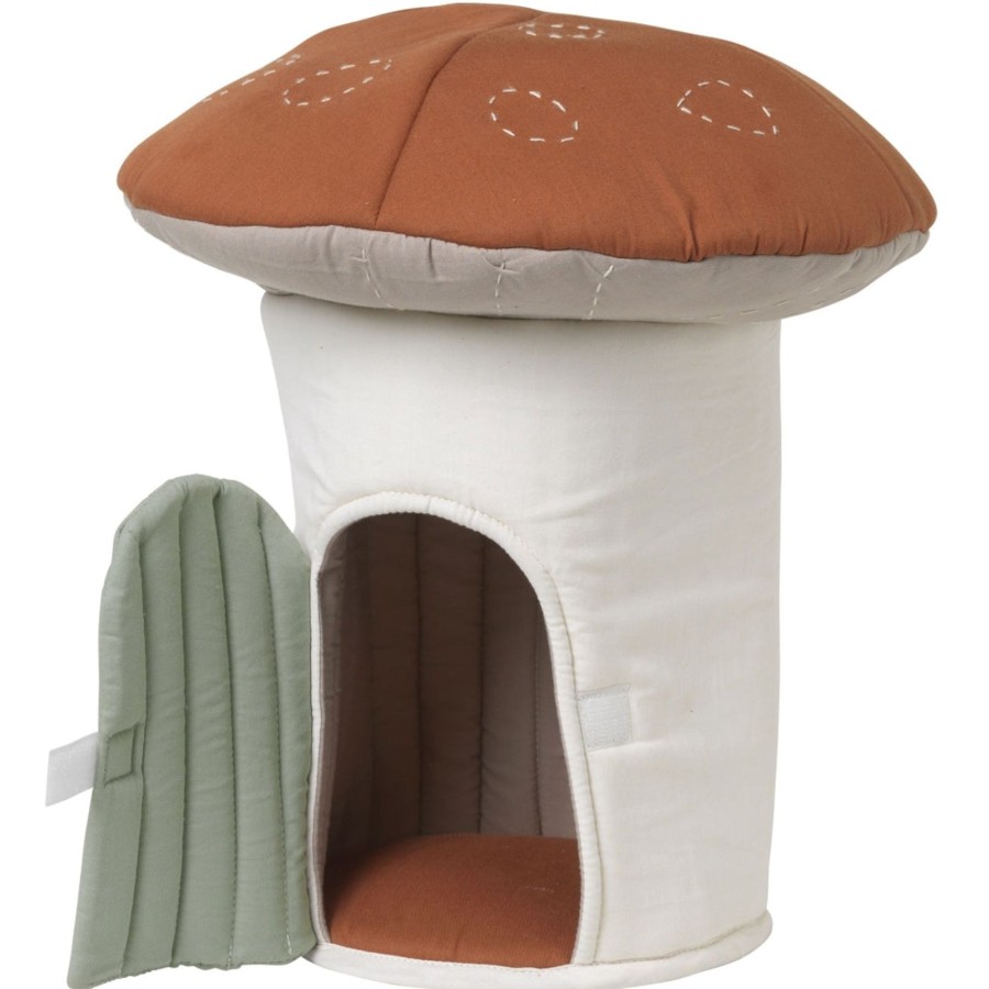 Playtime Fabelab | Fabric House Mushroom Holly Red