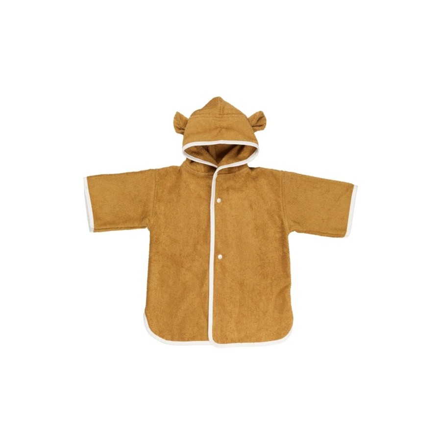 Bathtime Fabelab | Poncho-Robe - Baby - Bear Ochre