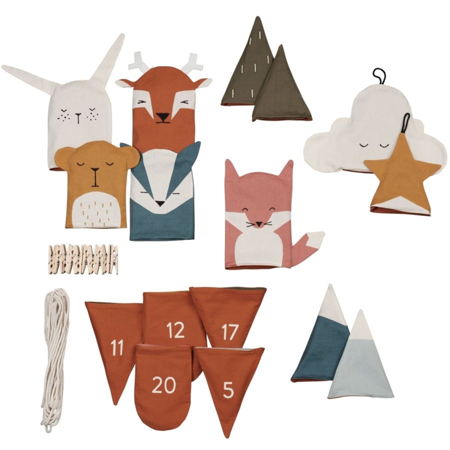 Home Fabelab | Christmas Calendar - Woodland Multi Colours