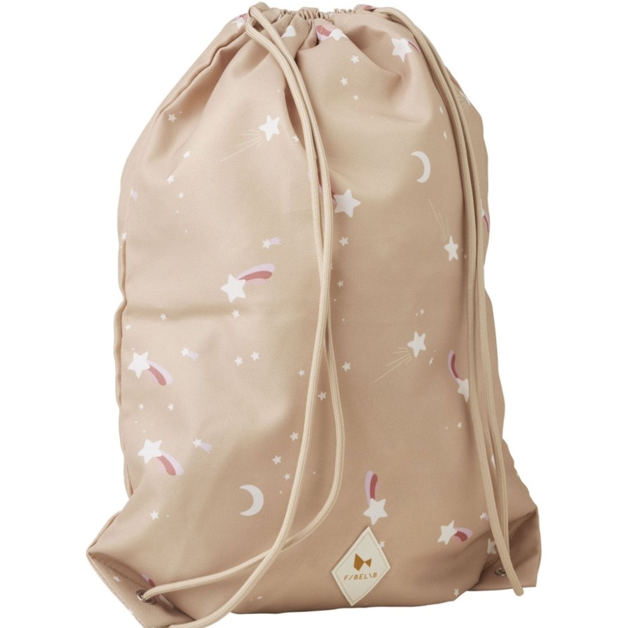 Bags & Backpacks Fabelab | String Bag - Shooting Star - Caramel Multi Print