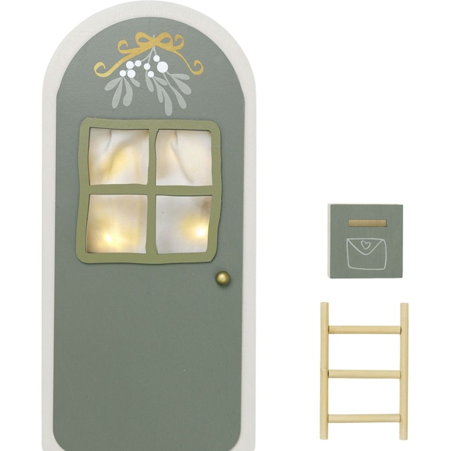 Christmas Fabelab | Elf Door - Green With Light Moss