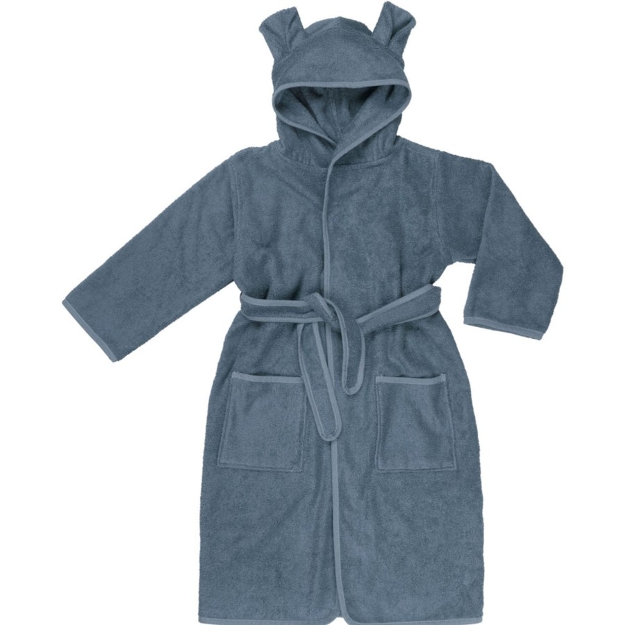 Bathtime Fabelab | Bathrobe - Junior - Bear Blue Spruce