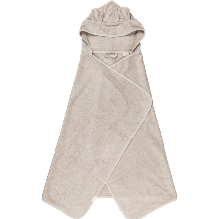 Bathtime Fabelab | Hooded Junior Towel - Bear Beige