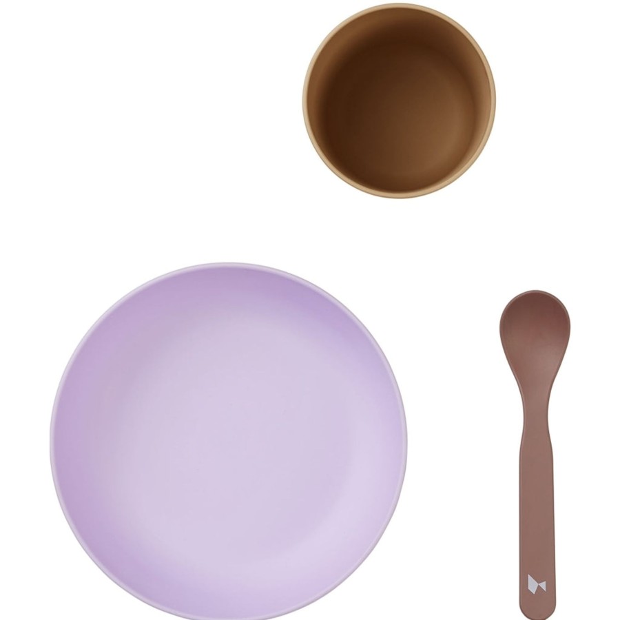 Mealtime Fabelab | Baby'S First Meal Set Mix - Pla Lilac