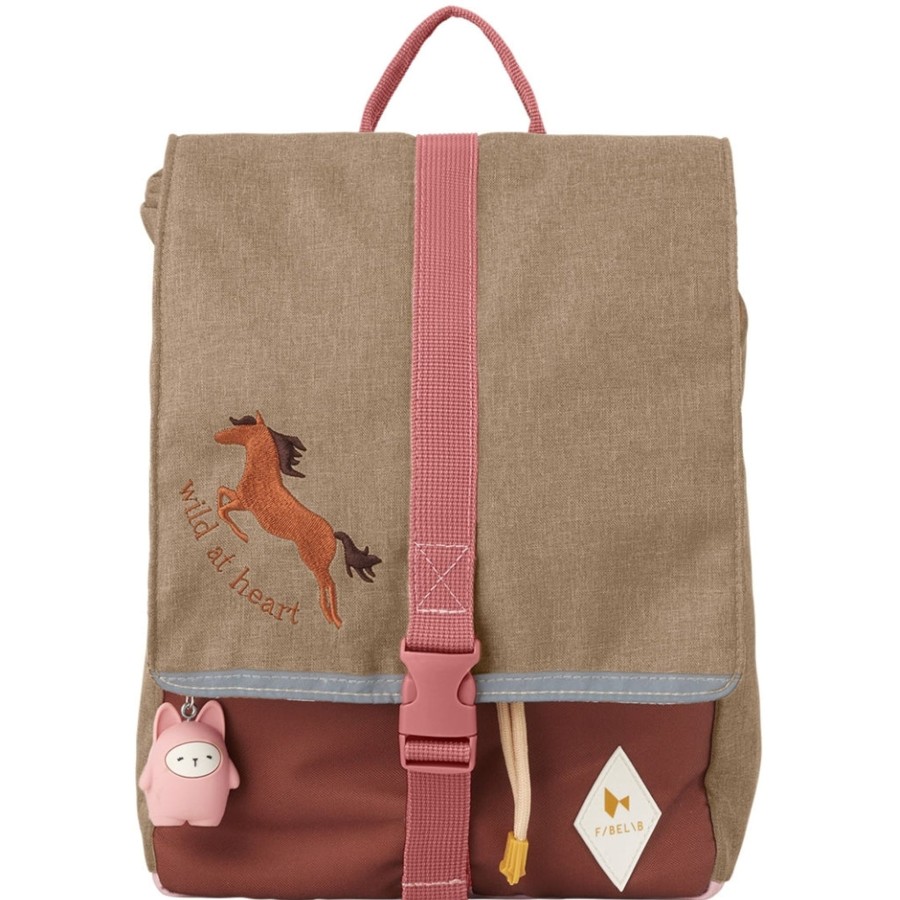 Bags & Backpacks Fabelab | Backpack - Small - Wild At Heart Caramel