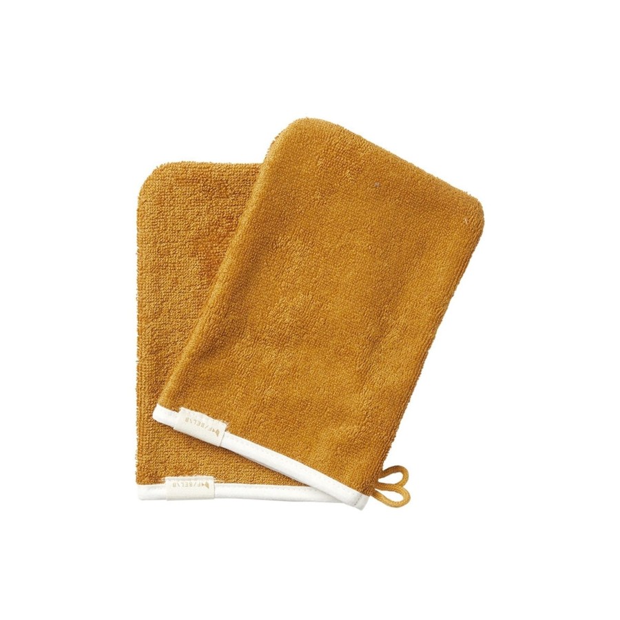 Bathtime Fabelab | Bath Mitts - 2 Pack Beige