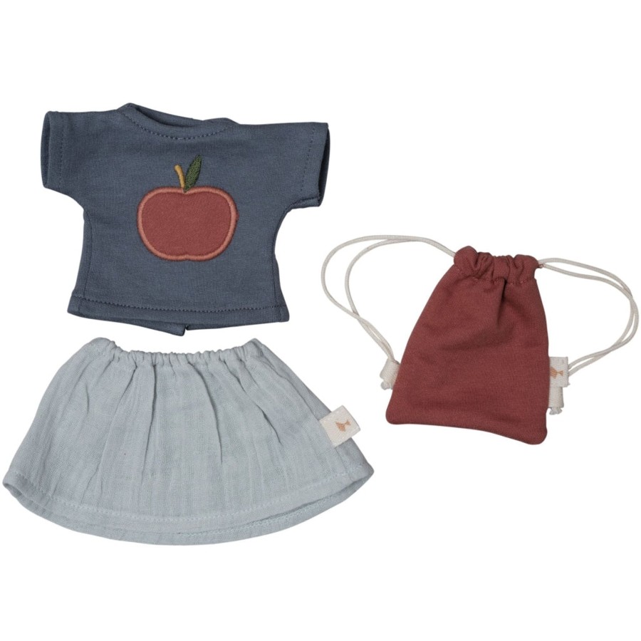 Playtime Fabelab | Doll Clothes Set - T-Shirt / Skirt Multi Colours