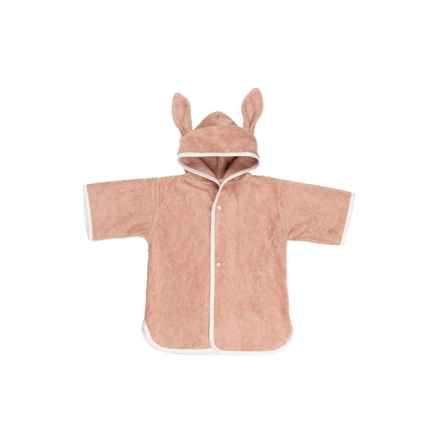 Bathtime Fabelab | Poncho-Robe - Baby - Bunny Old Rose